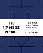 Time-Block Planner from [object Object].