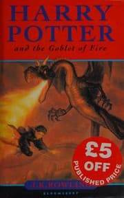 Harry Potter and the Goblet of Fire from J. K. Rowling. Year 1993