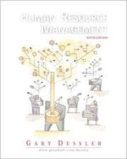 Human Resource Management from Gary Dessler. Year 1994