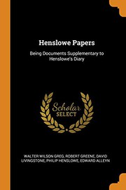 Henslowe Papers